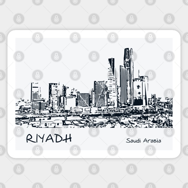 Riyadh Saudi Arabian Sticker by Lakeric